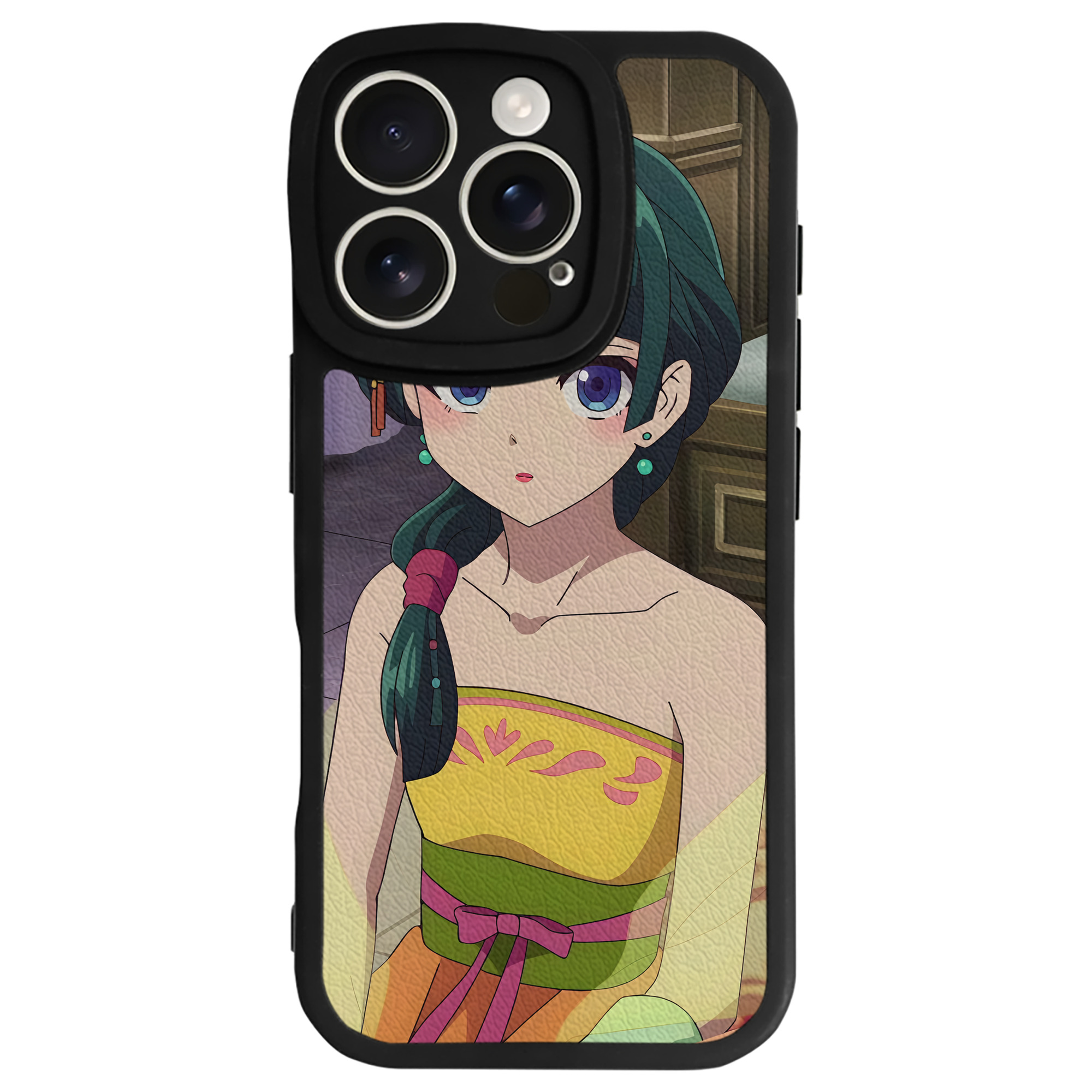 （画像用） 薬屋のひとりごと The Apothecary Diaries 【iPhone 16シリーズ対応】シリコンスマホケース（レザー調） 材質：シリコン